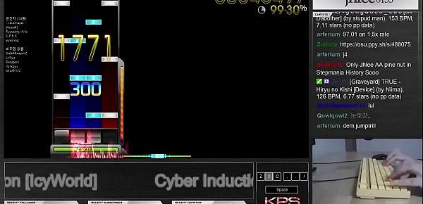  osu!mania | Cyber Induction [IcyWorld]  DT | Played by jhlee0133